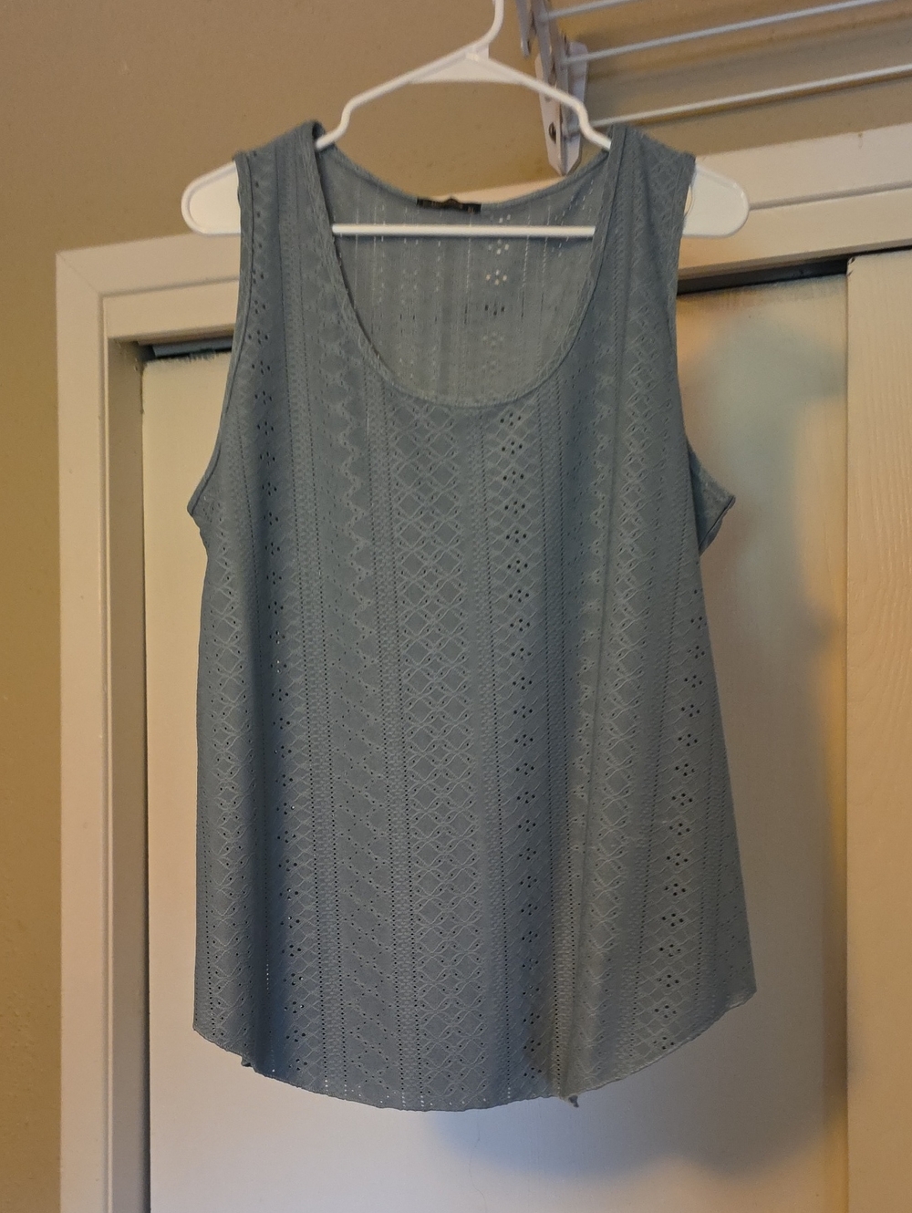 Sage Green Scoop Neck Tank Top